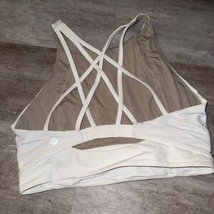 lululemon athletica high neck long line Women's Sports Bra size 10
